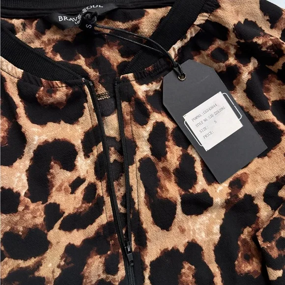 Brave Soul Animal Print Jacket - Picture 3 of 3